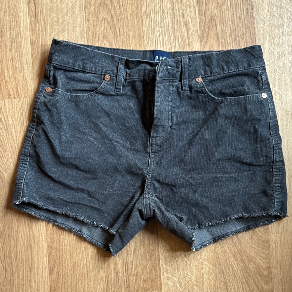 GAP Women's Grey Corduroy Shorts